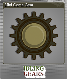 Series 1 - Card 6 of 15 - Mini Game Gear