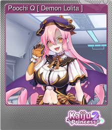 Series 1 - Card 3 of 12 - Poochi Q [ Demon Lolita ]
