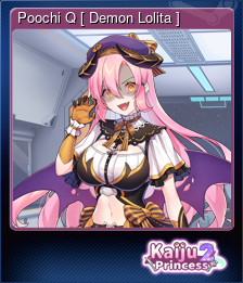 Series 1 - Card 3 of 12 - Poochi Q [ Demon Lolita ]