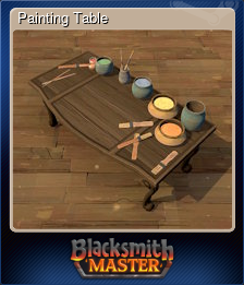 Series 1 - Card 4 of 7 - Painting Table