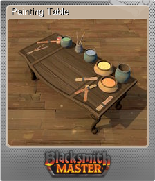 Series 1 - Card 4 of 7 - Painting Table