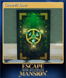 Series 1 - Card 3 of 5 - Greenlit Door