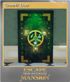 Series 1 - Card 3 of 5 - Greenlit Door