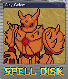 Series 1 - Card 8 of 15 - Clay Golem