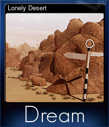 Series 1 - Card 5 of 6 - Lonely Desert