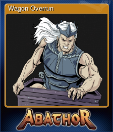 Series 1 - Card 2 of 8 - Wagon Overrun