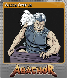 Series 1 - Card 2 of 8 - Wagon Overrun