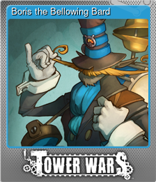 Series 1 - Card 4 of 9 - Boris the Bellowing Bard