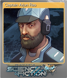 Series 1 - Card 2 of 10 - Captain Arjun Rao