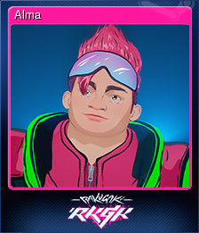 Series 1 - Card 2 of 10 - Alma