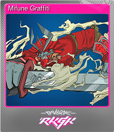 Series 1 - Card 9 of 10 - Mifune Graffiti