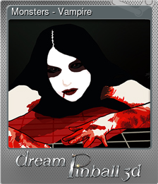 Series 1 - Card 8 of 8 - Monsters - Vampire
