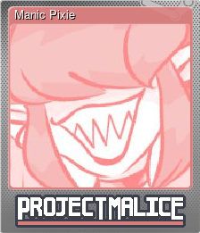 Series 1 - Card 4 of 7 - Manic Pixie