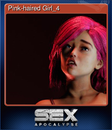 Series 1 - Card 4 of 5 - Pink-haired Girl_4