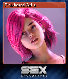 Series 1 - Card 2 of 5 - Pink-haired Girl_2