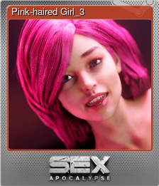 Series 1 - Card 3 of 5 - Pink-haired Girl_3