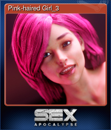 Series 1 - Card 3 of 5 - Pink-haired Girl_3