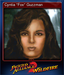 Series 1 - Card 14 of 15 - Cyntia "Fox" Guzzman