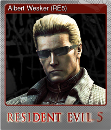 Series 1 - Card 9 of 9 - Albert Wesker (RE5)