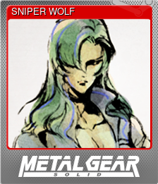 Series 1 - Card 12 of 15 - SNIPER WOLF