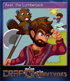 Series 1 - Card 3 of 6 - Axel, the Lumberjack
