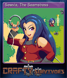 Series 1 - Card 1 of 6 - Sewvia, The Seamstress