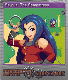 Series 1 - Card 1 of 6 - Sewvia, The Seamstress