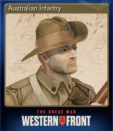 Series 1 - Card 1 of 12 - Australian Infantry