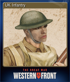 Series 1 - Card 2 of 12 - UK Infantry