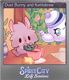 Series 1 - Card 4 of 6 - Dust Bunny and Kettlebrew