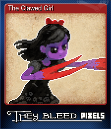Series 1 - Card 1 of 8 - The Clawed Girl