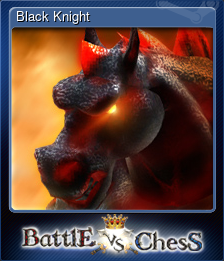 Series 1 - Card 2 of 12 - Black Knight