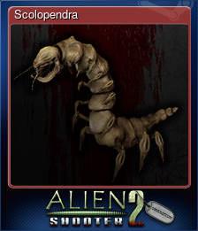 Series 1 - Card 5 of 5 - Scolopendra