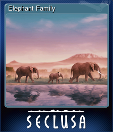 Series 1 - Card 1 of 8 - Elephant Family
