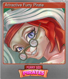 Series 1 - Card 1 of 5 - Attractive Furry Pirate