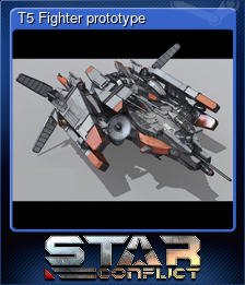 Series 1 - Card 8 of 10 - T5 Fighter prototype