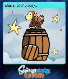 Series 1 - Card 1 of 7 - Barrel of Monkeys