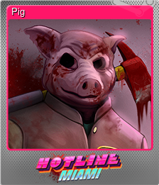 Series 1 - Card 5 of 6 - Pig