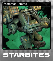 Series 1 - Card 9 of 12 - Motorbot Jerome