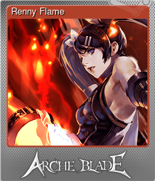 Series 1 - Card 4 of 8 - Renny Flame