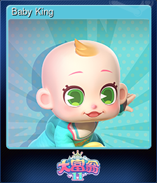 Series 1 - Card 4 of 14 - Baby King