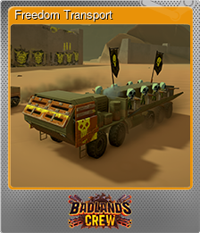 Series 1 - Card 8 of 12 - Freedom Transport