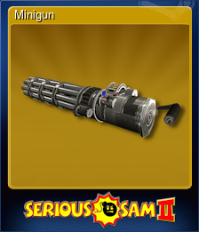 Series 1 - Card 7 of 14 - Minigun