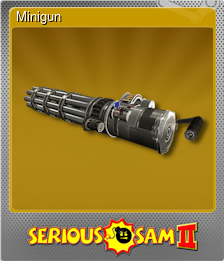 Series 1 - Card 7 of 14 - Minigun