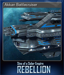 Series 1 - Card 1 of 15 - Akkan Battlecruiser