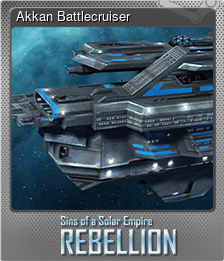 Series 1 - Card 1 of 15 - Akkan Battlecruiser