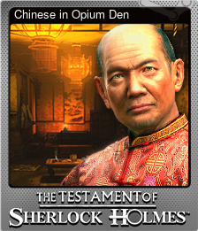 Series 1 - Card 6 of 8 - Chinese in Opium Den