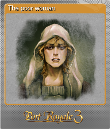 Series 1 - Card 2 of 8 - The poor woman