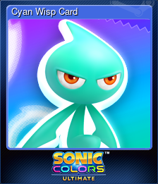 Cyan Wisp Card