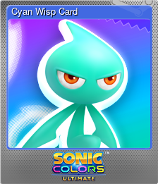 Series 1 - Card 3 of 15 - Cyan Wisp Card